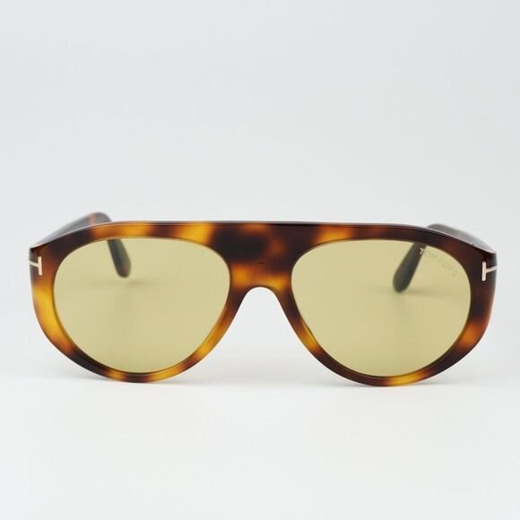 NEW Tom Ford FT1001/S53E REX Havana Yellow Photochromic Unisex Sunglasses